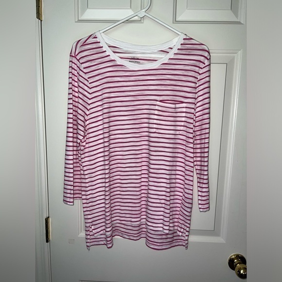 Banana Republic Tops - banana republic, long sleeve, semi sheer tee, large